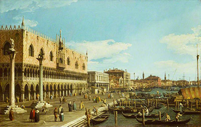 Venice the Riva degli Schiavoni Canaletto